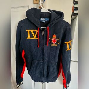 Ralph Rauren Varsity Bomber Hoodie.